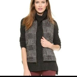 Madewell reversible plaid quilted vest